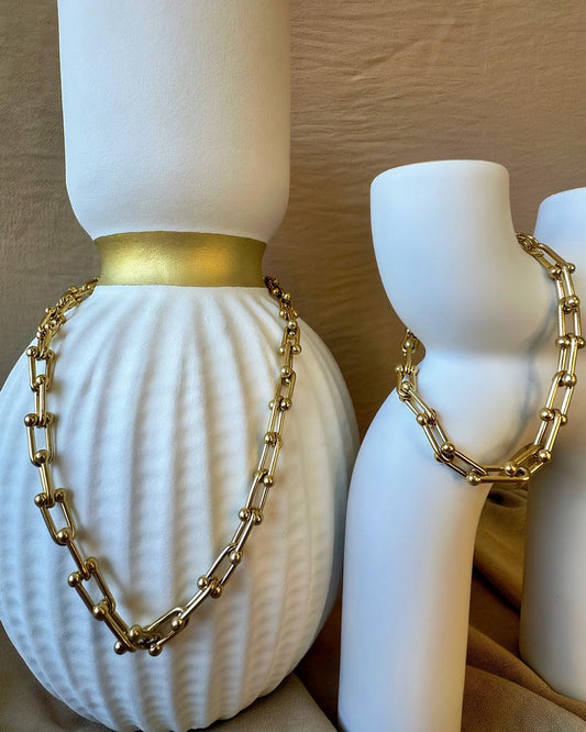 Combo cadena y pulsera Ancla